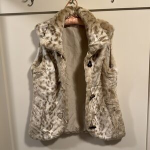 Coldwater Creek Faux Fur Vest